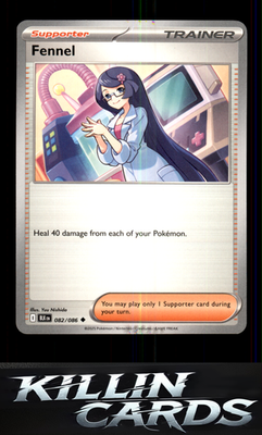 Fennel 082/086 Pokemon Uncommon SV: Black Bolt Card LP