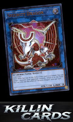 1st Edition Security Dragon (Silver) BLC1-EN043 YuGiOh Ultra Rare Battles of Leg