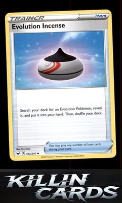 Evolution Incense 163/202 Pokemon Uncommon SWSH01: Sword & Shield Base Set Card