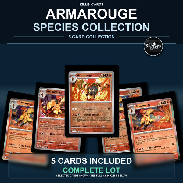 Pokemon TCG Armarouge Species Collection 5 Different Cards