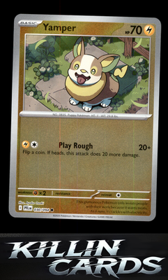 Reverse Holofoil Yamper - 030/094 030/094 Pokemon Common ME02: Phantasmal Flames