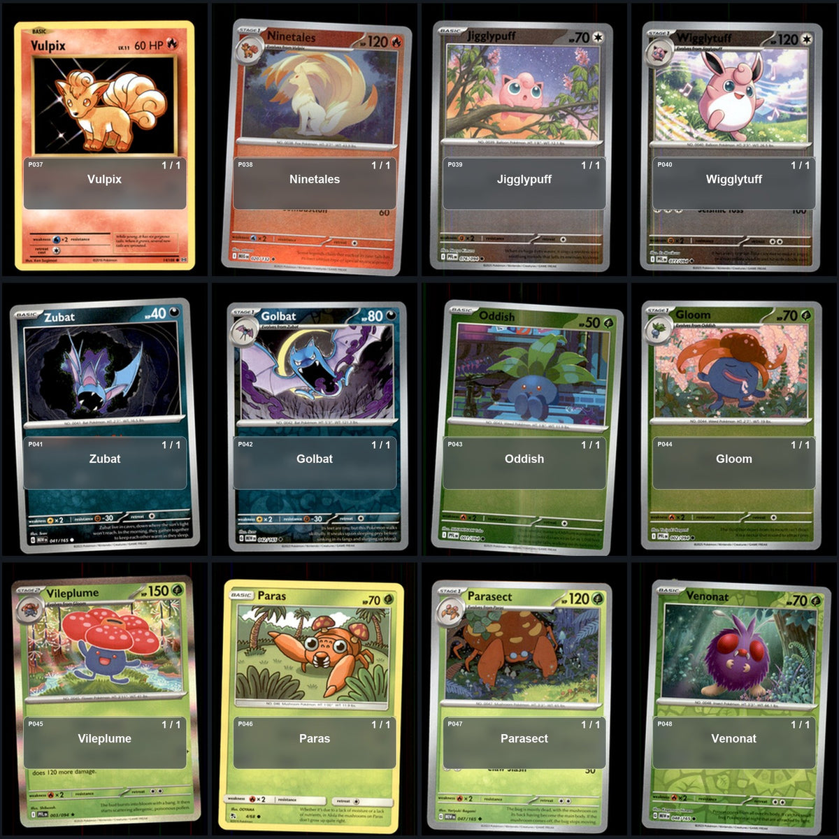 Pokemon TCG Generation 1 Kanto Pokemon Pokedex Set 148 Cards Collection