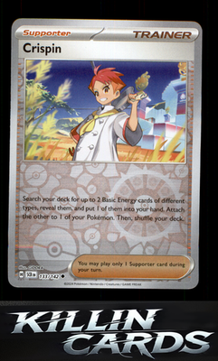 Reverse Holofoil Crispin - 133/142 133/142 Pokemon Uncommon SV07: Stellar Crown