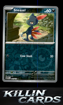 Sneasel 061/131 Pokemon Common SV: Prismatic Evolutions Card NM