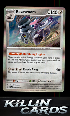 Revavroom 142/198 Pokemon Rare SV01: Scarlet & Violet Base Set Card NM