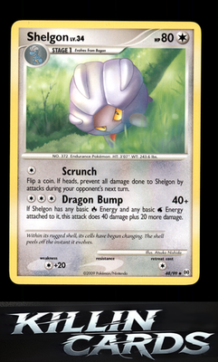 Shelgon 48/99 Pokemon Uncommon Arceus Card LP