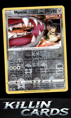 Reverse Holofoil Mawile 100/163 Pokemon Common SWSH05: Battle Styles Card NM