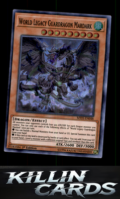 1st Edition World Legacy Guardragon Mardark MYFI-EN048 YuGiOh Super Rare Mystic