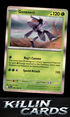 Genesect 008/094 Pokemon Rare ME02: Phantasmal Flames Card NM