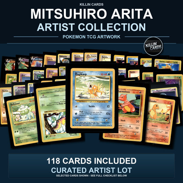 Pokemon TCG Mitsuhiro Arita Artist Collection 118 Cards Lot