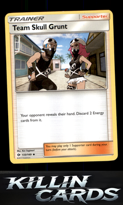 Team Skull Grunt 133/149 Pokemon Uncommon SM Base Set Card NM