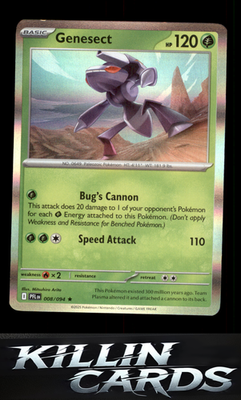 Genesect 008/094 Pokemon Rare ME02: Phantasmal Flames Card NM