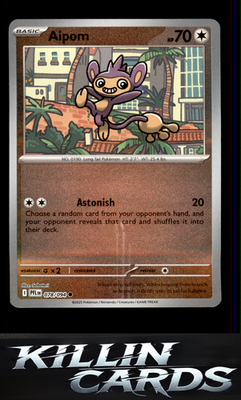 Reverse Holofoil Aipom 078/094 Pokemon Common ME02: Phantasmal Flames Card NM
