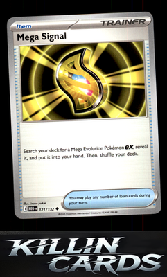 Mega Signal - 121/132 121/132 Pokemon Uncommon ME01: Mega Evolution Card NM