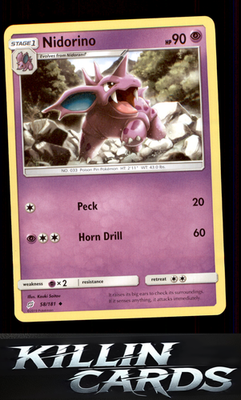 Nidorino 58/181 Pokemon Uncommon SM - Team Up Card NM