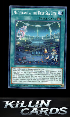 1st Edition Magellanica, the Deep Sea City MP21-EN141 YuGiOh Common 2021 Tin of