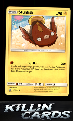 Stunfisk 67/236 Pokemon Common SM - Unified Minds Card LP