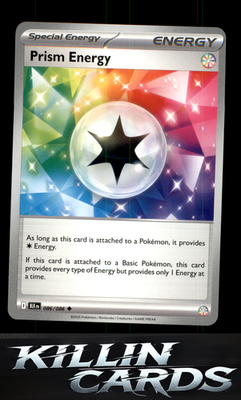 Prism Energy 086/086 Pokemon Uncommon SV: Black Bolt Card NM