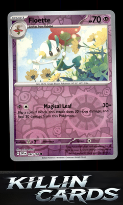 Reverse Holofoil Floette 092/198 Pokemon Common SV01: Scarlet & Violet Base Set