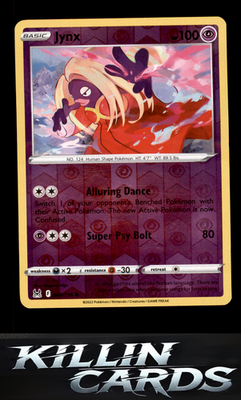 Reverse Holofoil Jynx 068/196 Pokemon Common SWSH11: Lost Origin Card NM