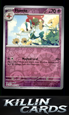 Reverse Holofoil Floette 092/198 Pokemon Common SV01: Scarlet & Violet Base Set
