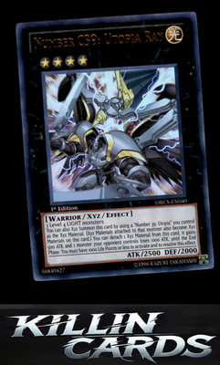 1st Edition Number C39: Utopia Ray ORCS-EN040 YuGiOh Ultra Rare Order of Chaos C