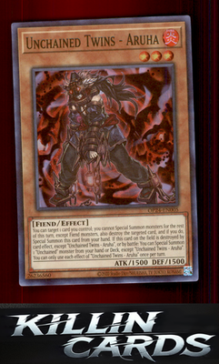 Unchained Twins - Aruha OP24-EN005 YuGiOh Super Rare OTS Tournament Pack 24 Card