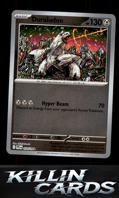 Reverse Holofoil Duraludon 074/094 Pokemon Common ME02: Phantasmal Flames Card N