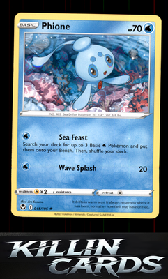 Phione 045/195 Pokemon Rare SWSH12: Silver Tempest Card NM