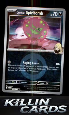 Reverse Holofoil Cynthia's Spiritomb - 133/217 (Energy Symbol Pattern) 133/217 P