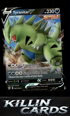 Tyranitar V 097/163 Pokemon Ultra Rare SWSH05: Battle Styles Card NM
