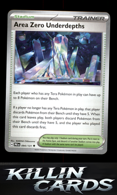Area Zero Underdepths 094/131 Pokemon Uncommon SV: Prismatic Evolutions Card NM