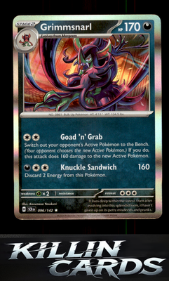 Grimmsnarl 096/142 Pokemon Rare SV07: Stellar Crown Card NM