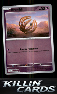 Reverse Holofoil Bramblin 046/094 Pokemon Common ME02: Phantasmal Flames Card NM