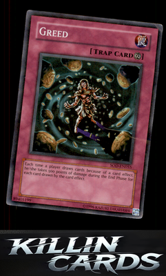 Greed SOD-EN055 YuGiOh Super Rare Soul of the Duelist Card MP