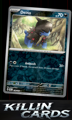Reverse Holofoil Deino 138/193 Pokemon Common SV02: Paldea Evolved Card NM