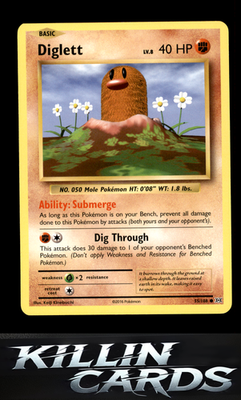 Diglett 55/108 Pokemon Common XY - Evolutions Card NM
