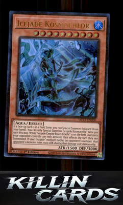 1st Edition Icejade Kosmochlor MP23-EN006 YuGiOh Ultra Rare 25th Anniversary Tin