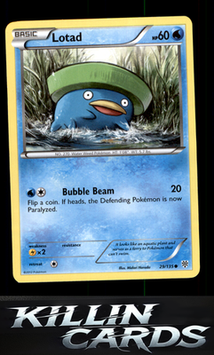 Lotad 29/135 Pokemon Common Plasma Storm Card LP