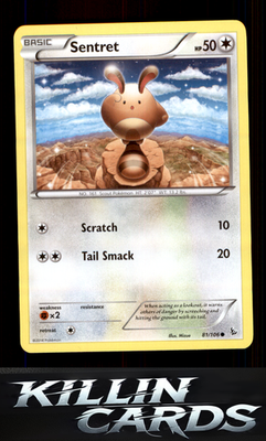 Sentret 81/106 Pokemon Common XY - Flashfire Card NM