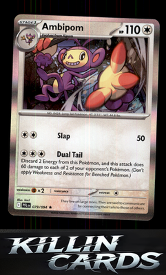 Ambipom - 079/094 079/094 Pokemon Rare ME02: Phantasmal Flames Card NM
