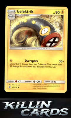 Eelektrik 65/236 Pokemon Uncommon SM - Unified Minds Card NM