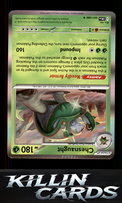 Chesnaught 007/086 Pokemon Rare ME04: Chaos Rising Card NM
