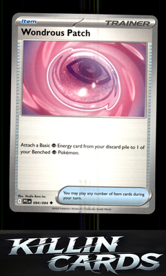 Wondrous Patch 094/094 Pokemon Uncommon ME02: Phantasmal Flames Card LP