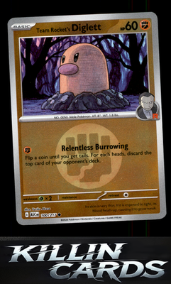 Team Rocket's Diglett (Team Rocket) 100/217 Pokemon Common ME: Ascended Heroes C