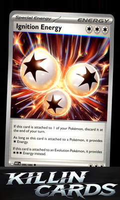 Ignition Energy 086/086 Pokemon Uncommon SV: White Flare Card NM