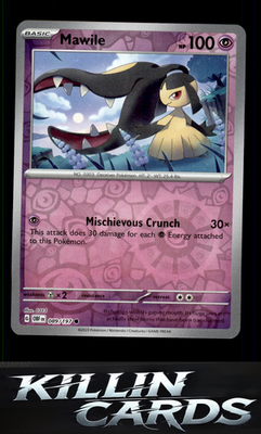 Reverse Holofoil Mawile - 089/197 089/197 Pokemon Common SV03: Obsidian Flames C