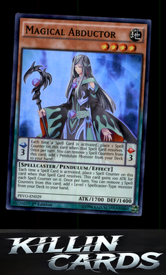 1st Edition Magical Abductor PEVO-EN029 YuGiOh Super Rare Pendulum Evolution Car