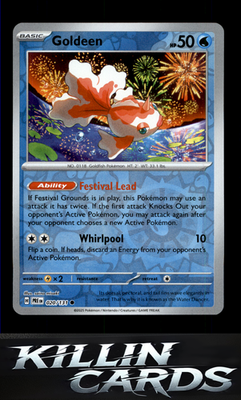 Reverse Holofoil Goldeen 020/131 Pokemon Common SV: Prismatic Evolutions Card NM