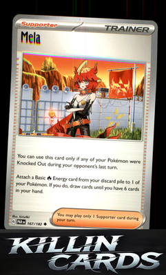 Mela 167/182 Pokemon Uncommon SV04: Paradox Rift Card NM